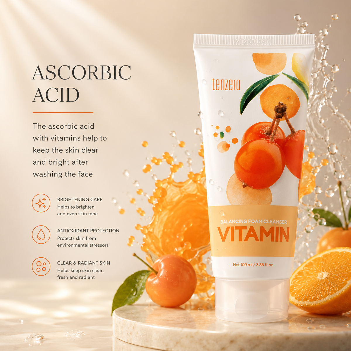 Balancing Foam Cleanser - Vitamin (100ml)