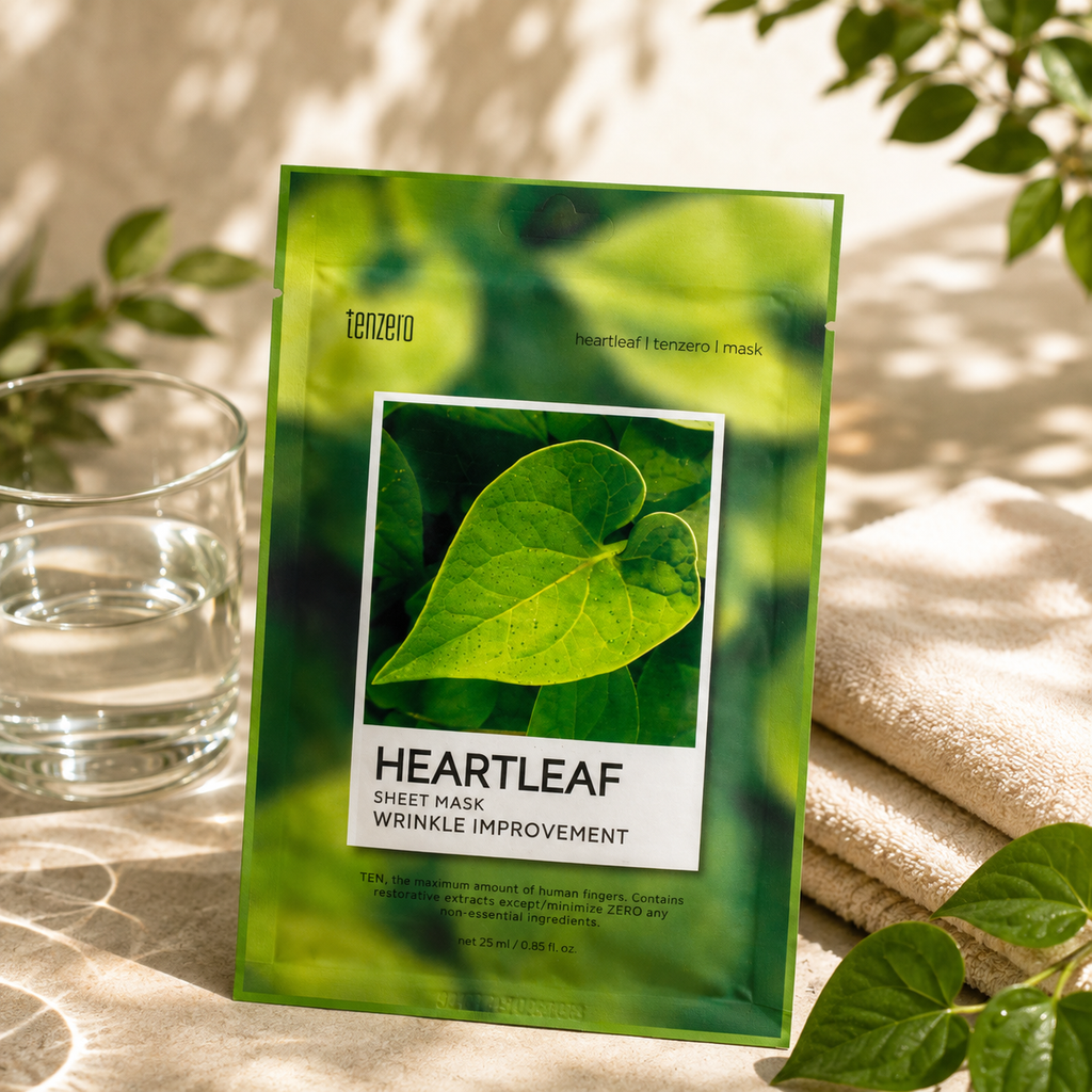 Heart Leaf Face Sheet Mask (25ml) Pack of 4