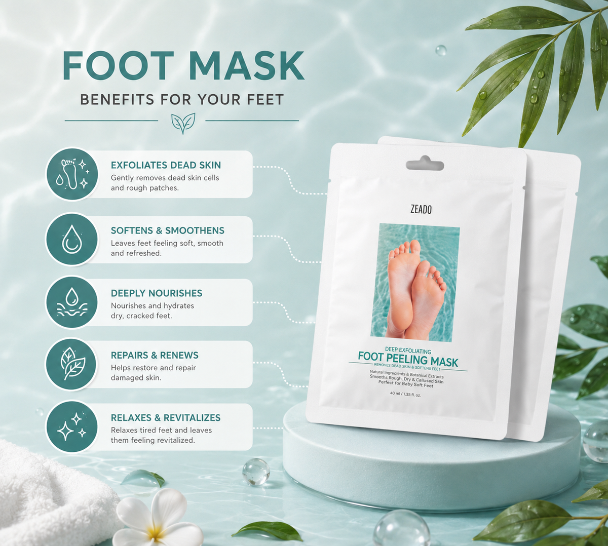 Foot Peeling Mask (40ml)