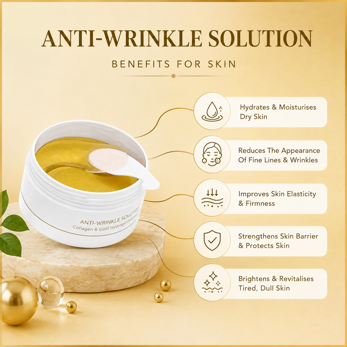 Collagen & Gold Hydrogel Eye Patch (90g/60sheets)