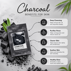 Charcoal Face Sheet Mask (25ml) Pack of 4