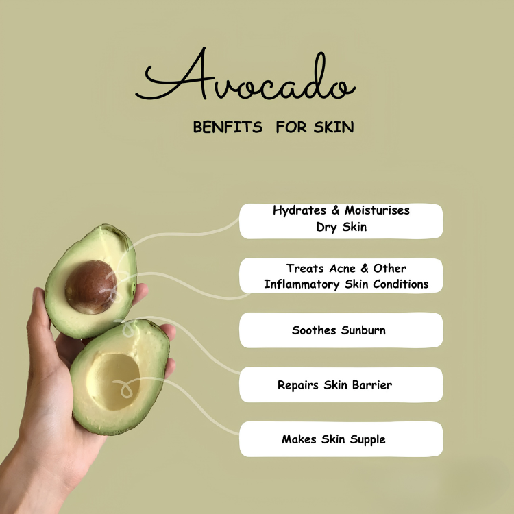 Avocado Face Sheet Mask (25ml) Pack of 4