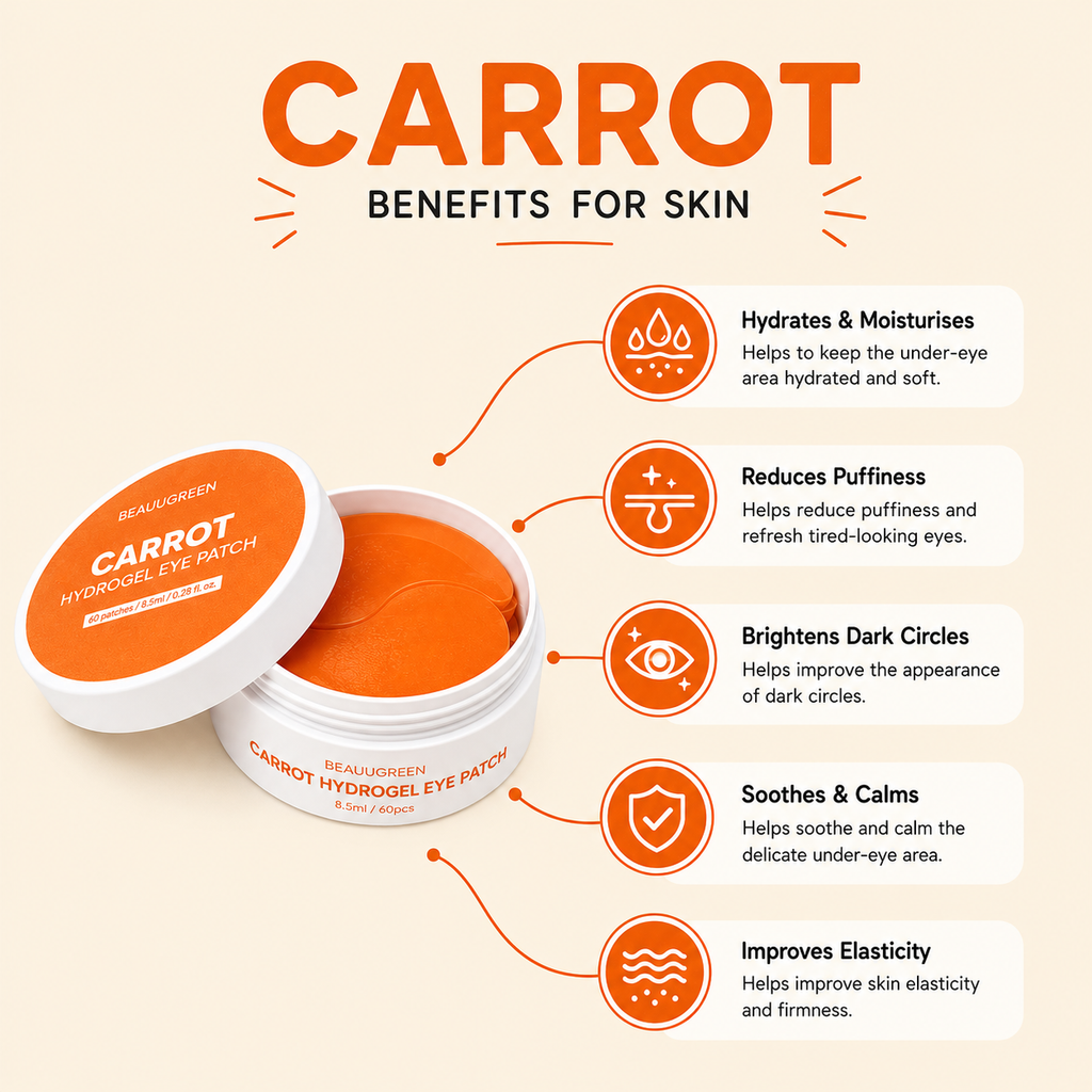 Carrot Hydrogel Eyepatch (90g/60sheets)