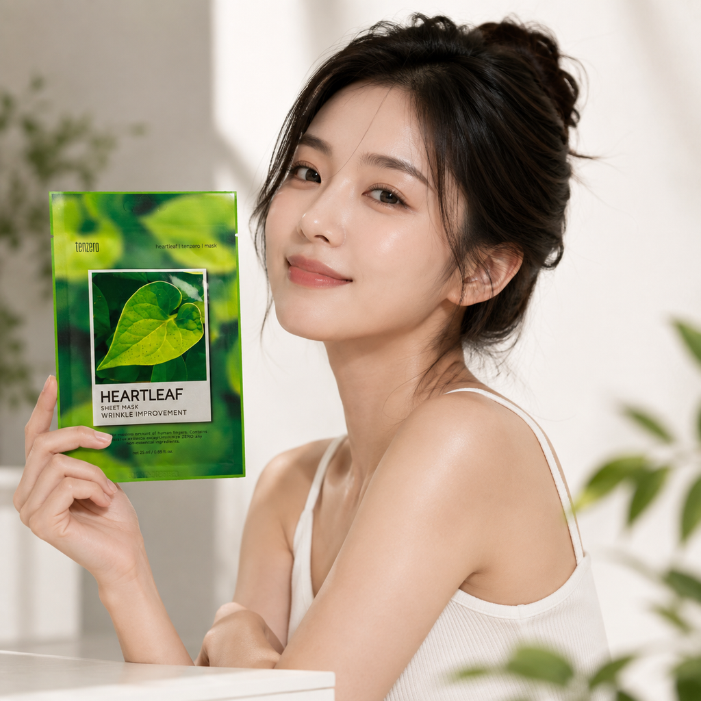 Heart Leaf Face Sheet Mask (25ml) Pack of 4
